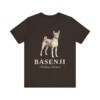 Basenji Latin Shirt, Vintage Dog Sketch Tee, Dog Latin Gift