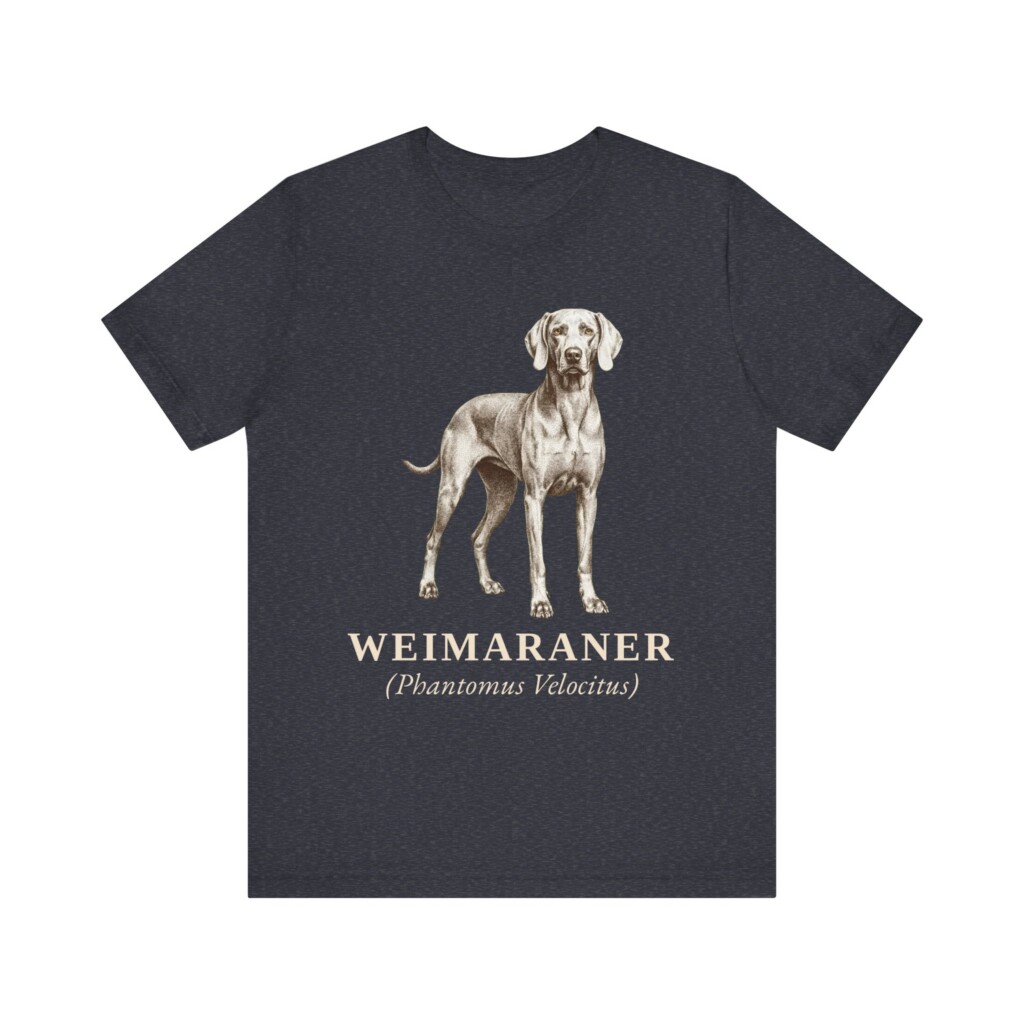 Weimaraner Latin Shirt, Vintage Dog Sketch Tee, Dog Latin Gift