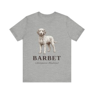 Barbet Latin Shirt, Vintage Dog Sketch Tee, Dog Latin Gift