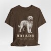 Briard Latin Shirt, Vintage Dog Sketch Tee, Dog Latin Gift