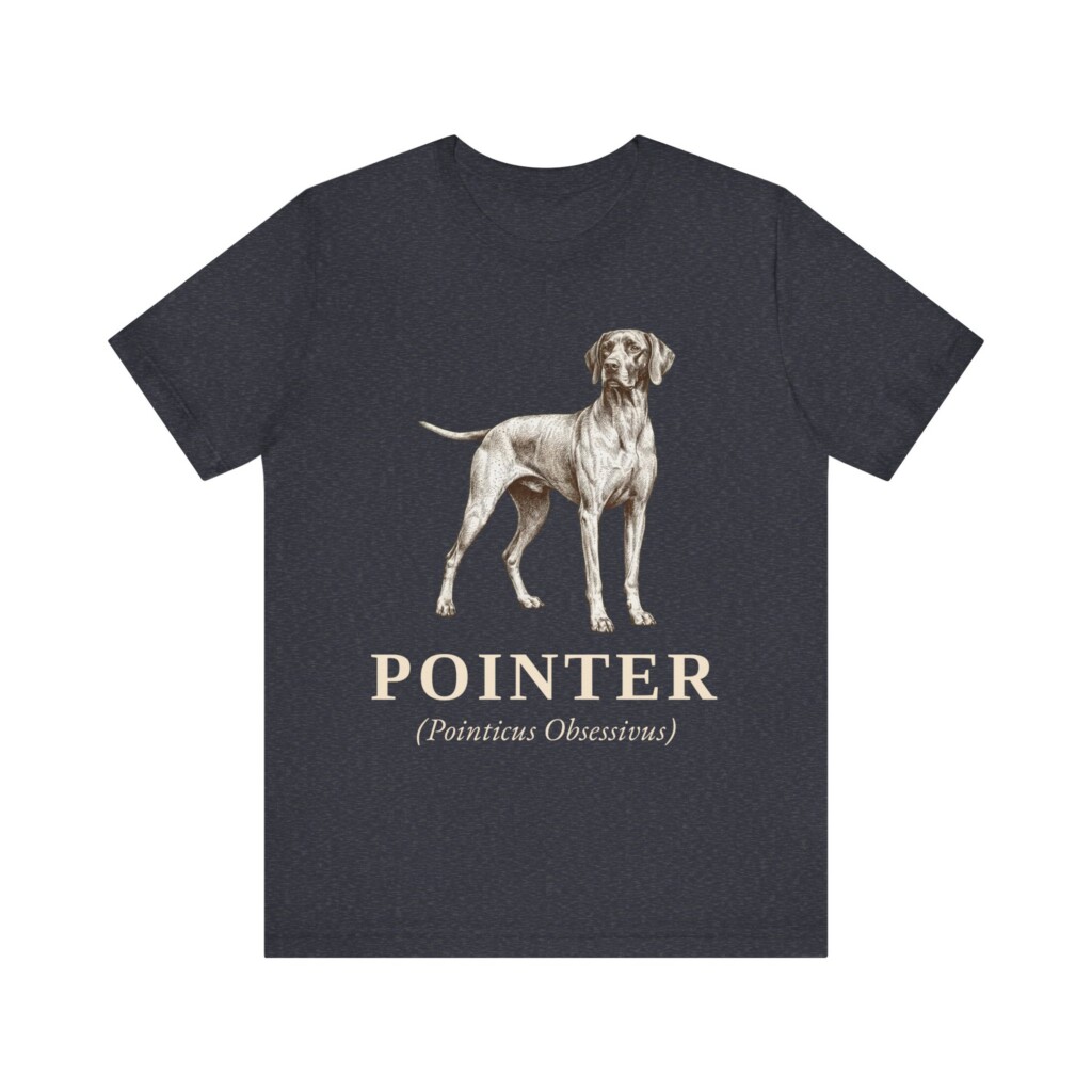 Pointer Latin Shirt, Vintage Dog Sketch Tee, Dog Latin Gift