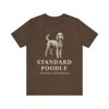 Standard Poodle Latin Shirt, Vintage Dog Sketch Tee, Dog Latin Gift