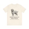 Bergamasco Sheepdog Latin Shirt, Vintage Dog Sketch Tee, Dog Latin Gift
