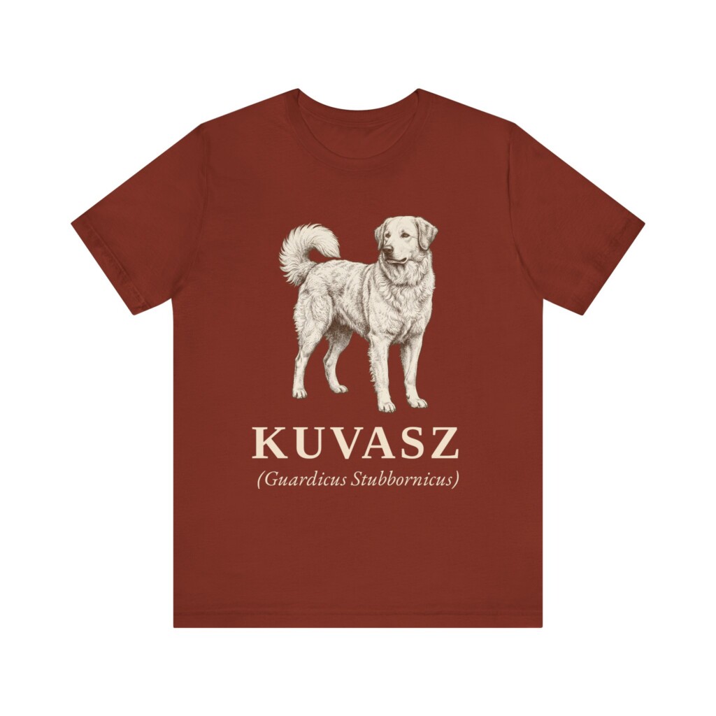 Kuvasz Latin Shirt, Vintage Dog Sketch Tee, Dog Latin Gift