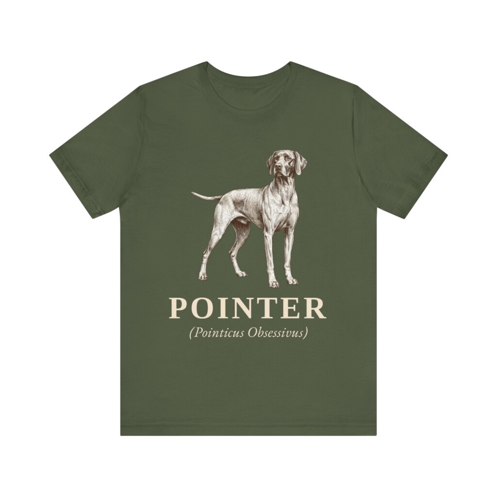 Pointer Latin Shirt, Vintage Dog Sketch Tee, Dog Latin Gift