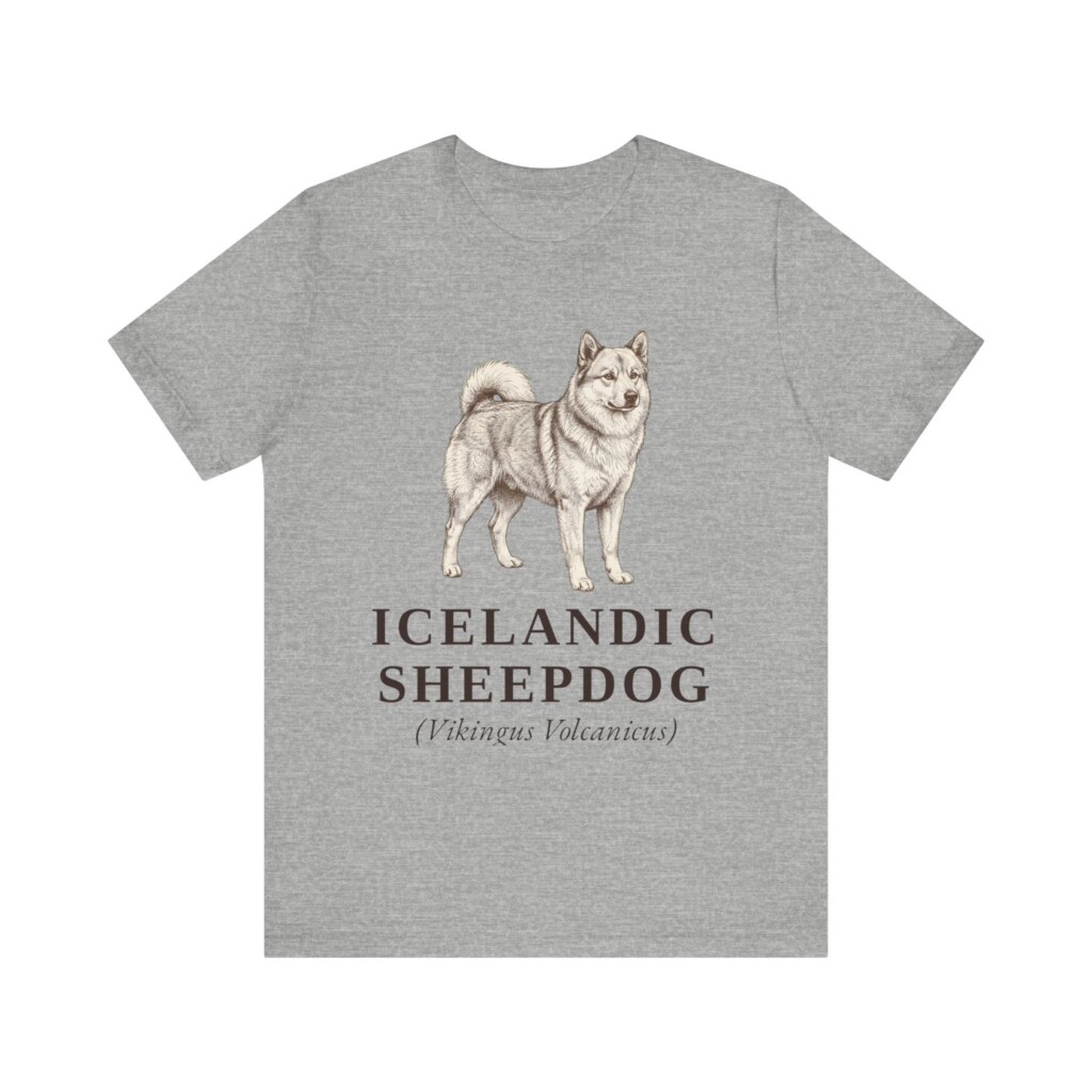 Icelandic Sheepdog Latin Shirt, Vintage Dog Sketch Tee, Dog Latin Gift Icelandic Sheepdog Latin Shirt, Vintage Dog Sketch Tee, Dog Latin Gift