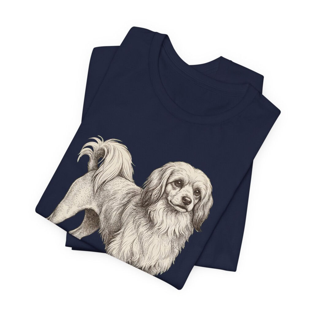 Lowchen Latin Shirt, Vintage Dog Sketch Tee, Dog Latin Gift