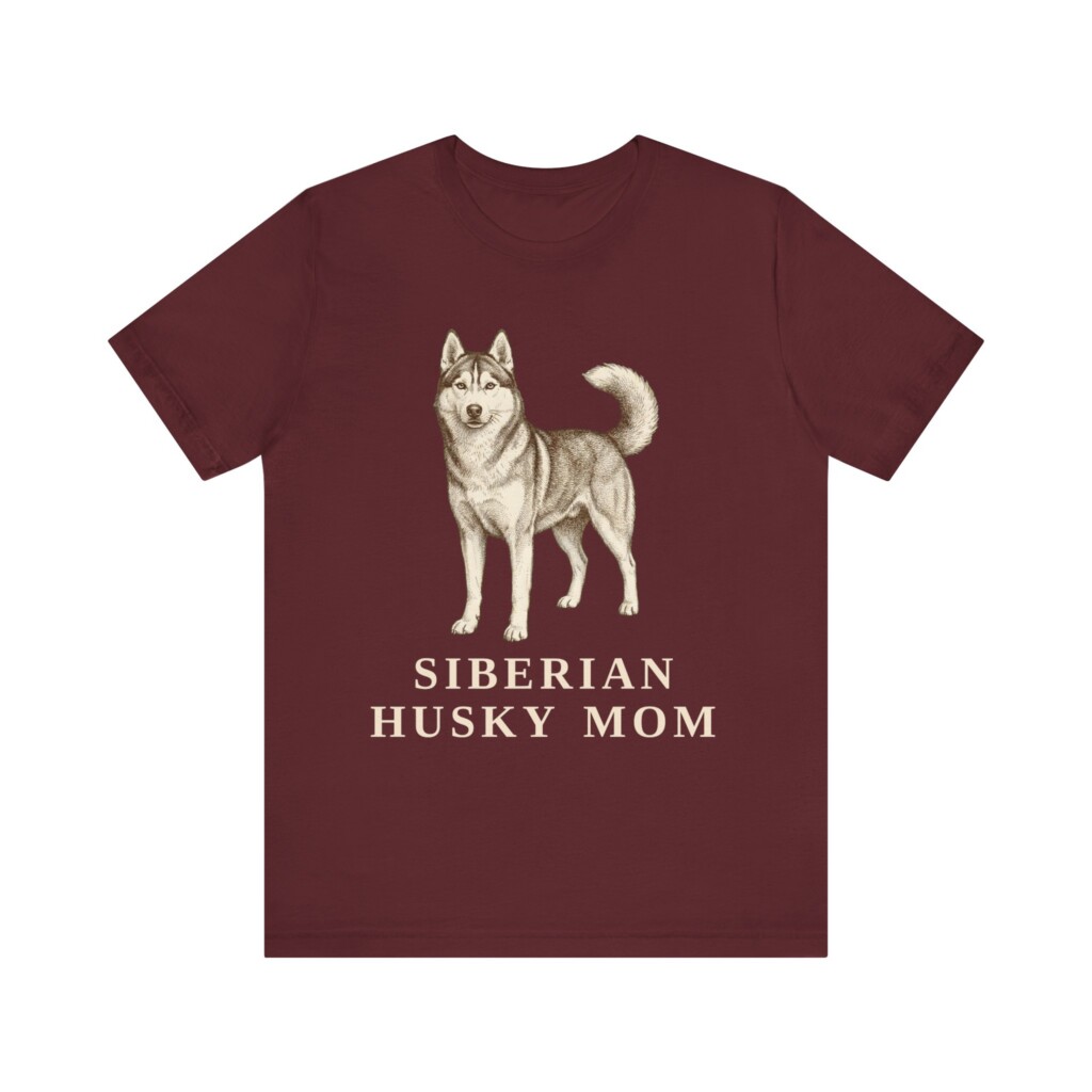 Husky Mom Shirt, Vintage Dog Sketch Tee, Dog Mom Gift Husky Mom Shirt, Vintage Dog Sketch Tee, Dog Mom Gift