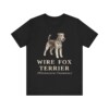 Fox Terrier (Wire) Latin Shirt, Vintage Dog Sketch Tee, Dog Latin Gift Fox Terrier (Wire) Latin Shirt, Vintage Dog Sketch Tee, Dog Latin Gift