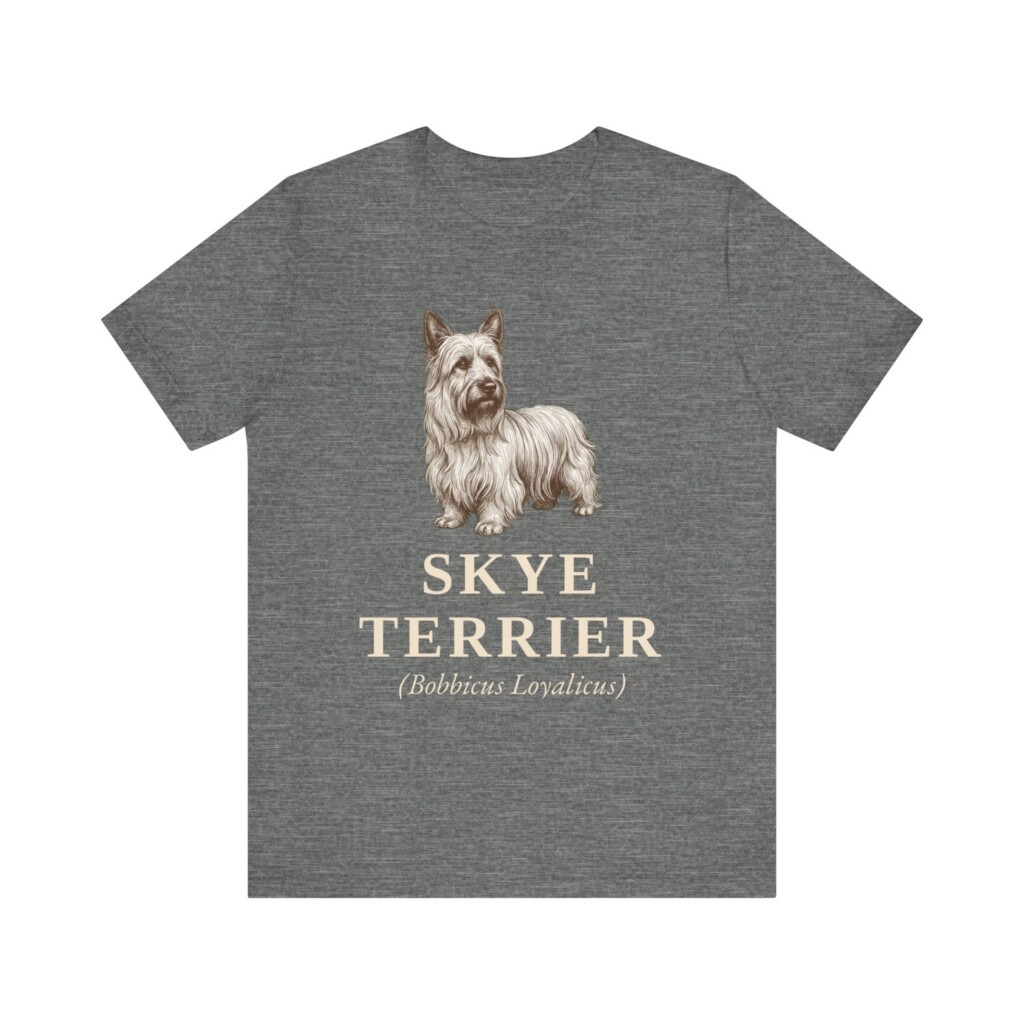 Skye Terrier Latin Shirt, Vintage Dog Sketch Tee, Dog Latin Gift Skye Terrier Latin Shirt, Vintage Dog Sketch Tee, Dog Latin Gift