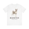 Basenji Latin Shirt, Vintage Dog Sketch Tee, Dog Latin Gift