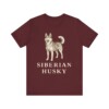 Husky Lover Shirt, Vintage Dog Sketch Tee, Dog Lover Gift