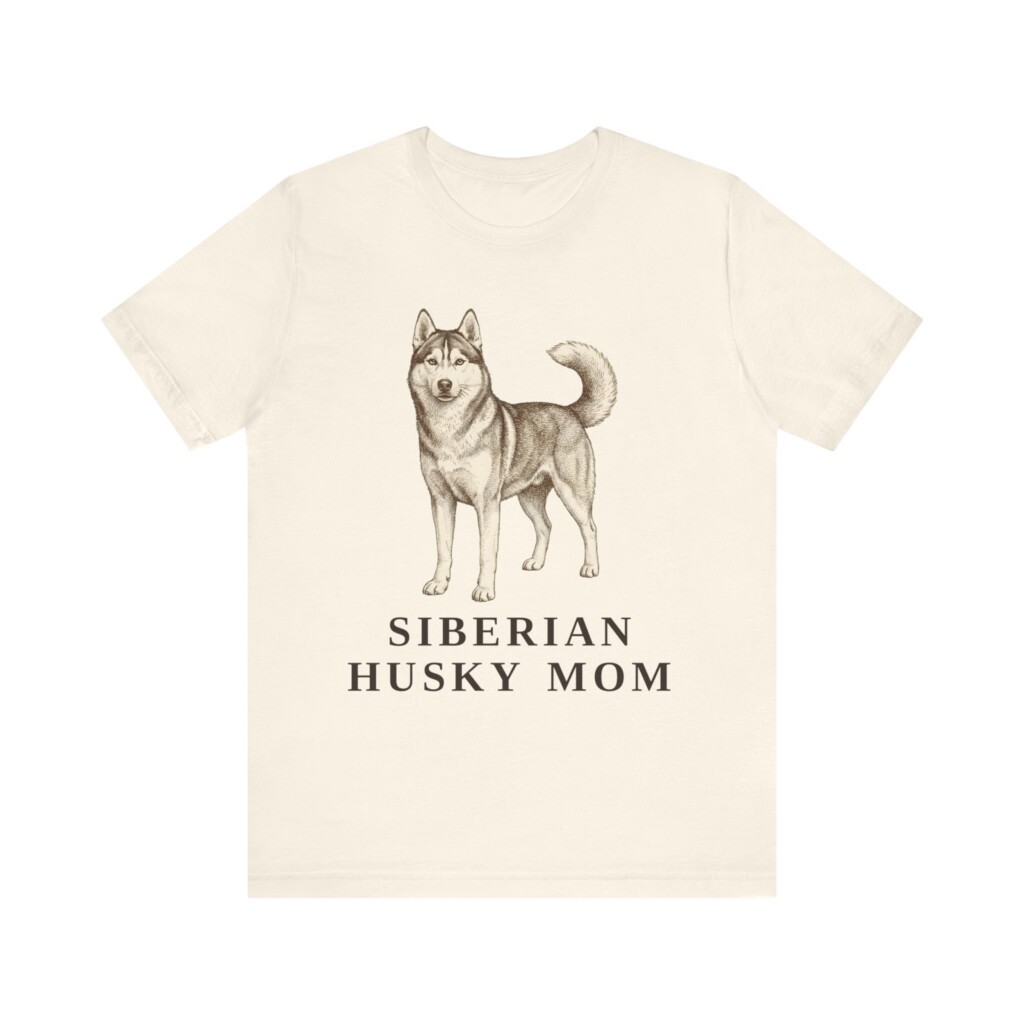 Husky Mom Shirt, Vintage Dog Sketch Tee, Dog Mom Gift Husky Mom Shirt, Vintage Dog Sketch Tee, Dog Mom Gift