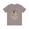 Fox Terrier (Wire) Dad Shirt, Vintage Dog Sketch Tee, Dog Dad Gift