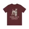 Kerry Blue Terrier Latin Shirt, Vintage Dog Sketch Tee, Dog Latin Gift