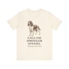English Springer Spaniel Latin Shirt, Vintage Dog Sketch Tee, Dog Latin Gift