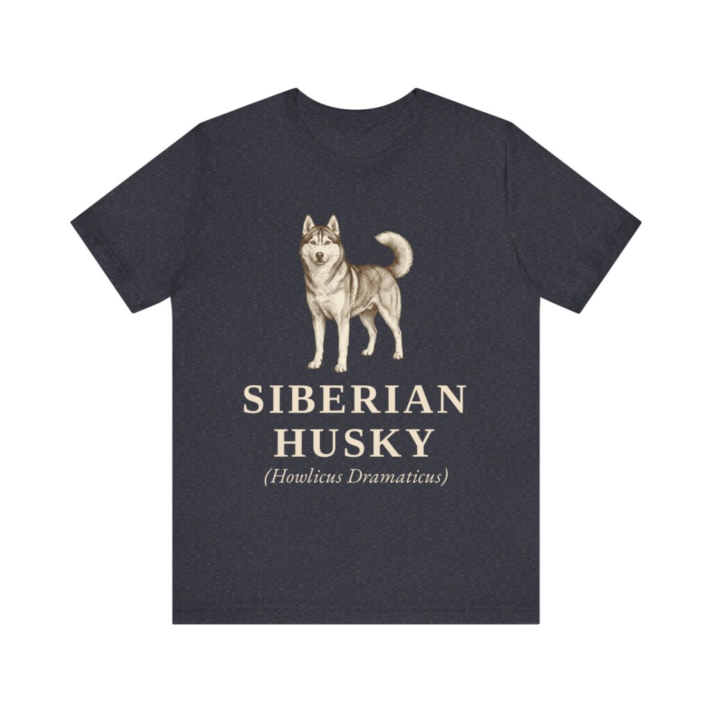 Siberian Husky Latin Shirt, Vintage Dog Sketch Tee, Dog Latin Gift Siberian Husky Latin Shirt, Vintage Dog Sketch Tee, Dog Latin Gift