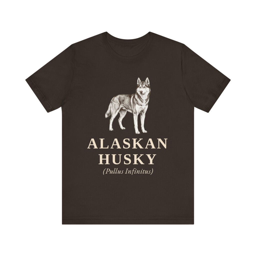 Alaskan Husky Latin Shirt, Vintage Dog Sketch Tee, Dog Latin Gift Alaskan Husky Latin Shirt, Vintage Dog Sketch Tee, Dog Latin Gift