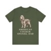 Cocker Spaniel Dad Shirt, Vintage Dog Sketch Tee, Dog Dad Gift