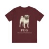 Pug Latin Shirt, Vintage Dog Sketch Tee, Dog Latin Gift