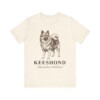 Keeshond Latin Shirt, Vintage Dog Sketch Tee, Dog Latin Gift