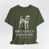 Brussels Griffon Latin Shirt, Vintage Dog Sketch Tee, Dog Latin Gift