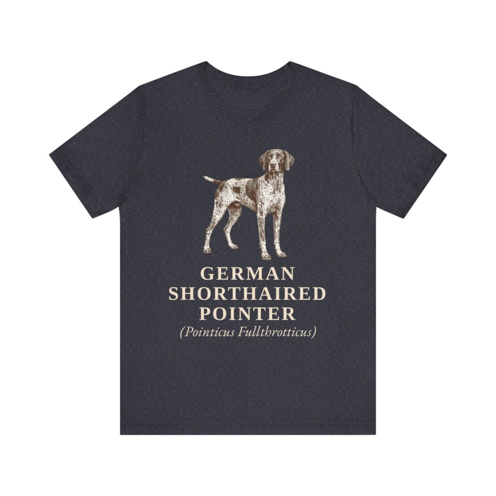 German Shorthaired Pointer Latin Shirt, Vintage Dog Sketch Tee, Dog Latin Gift German Shorthaired Pointer Latin Shirt, Vintage Dog Sketch Tee, Dog Latin Gift