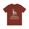 German Shepherd Latin Shirt, Vintage Dog Sketch Tee, Dog Latin Gift