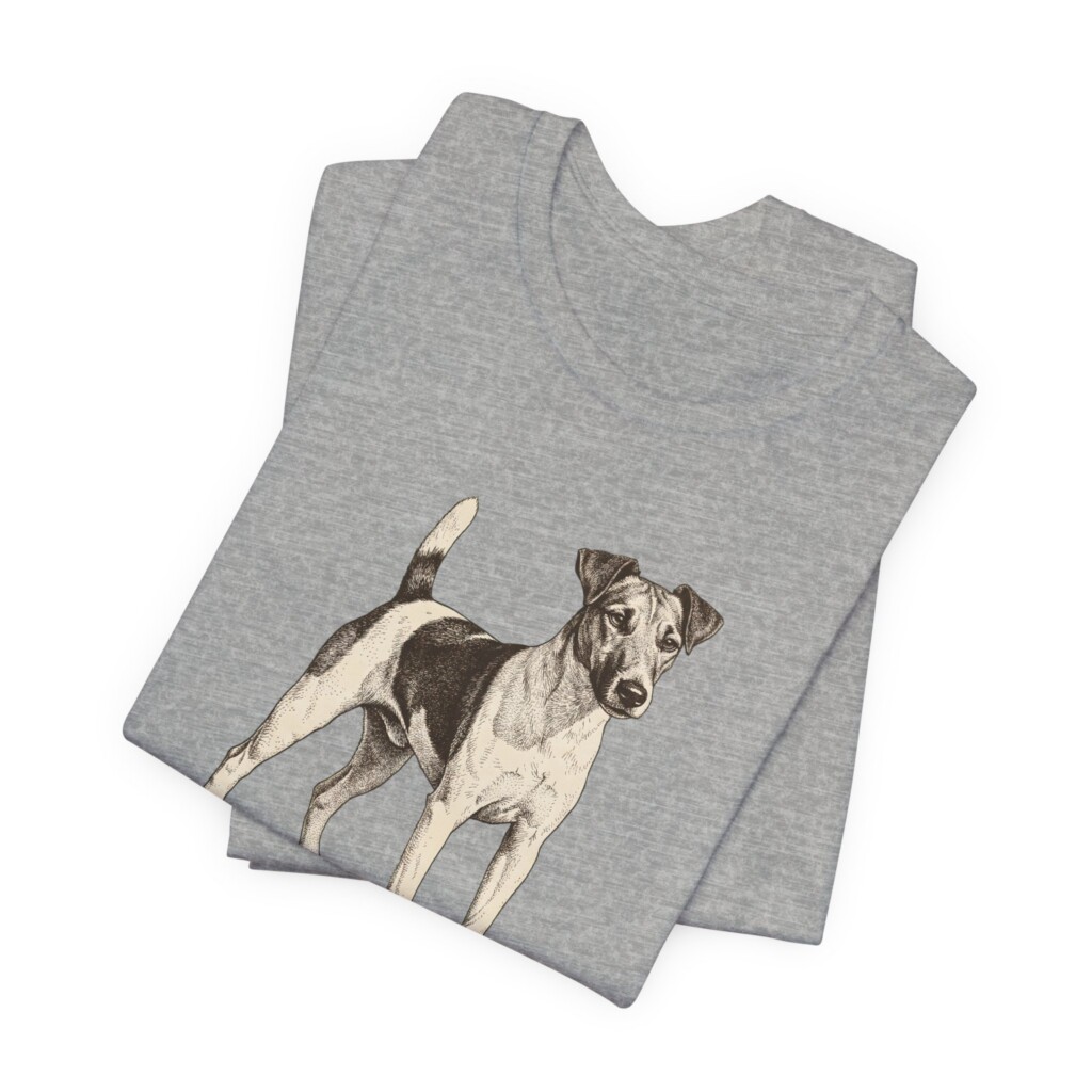 Fox Terrier (Smooth) Mom Shirt, Vintage Dog Sketch Tee, Dog Mom Gift