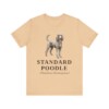 Standard Poodle Latin Shirt, Vintage Dog Sketch Tee, Dog Latin Gift