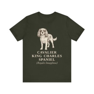 Cavalier King Charles Spaniel Latin Shirt, Vintage Dog Sketch Tee, Dog Latin Gift Cavalier King Charles Spaniel Latin Shirt, Vintage Dog Sketch Tee, Dog Latin Gift