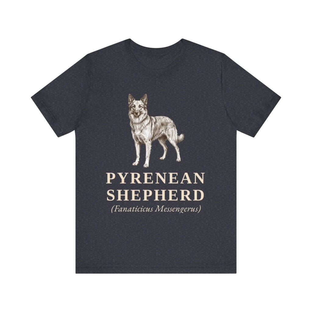 Pyrenean Shepherd Latin Shirt, Vintage Dog Sketch Tee, Dog Latin Gift Pyrenean Shepherd Latin Shirt, Vintage Dog Sketch Tee, Dog Latin Gift