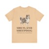 Shetland Sheepdog Latin Shirt, Vintage Dog Sketch Tee, Dog Latin Gift