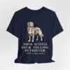 Nova Scotia Duck Tolling Retriever Latin Shirt, Vintage Dog Sketch Tee, Dog Latin Gift