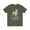 Australian Terrier Latin Shirt, Vintage Dog Sketch Tee, Dog Latin Gift