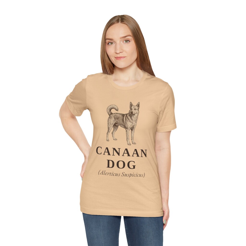 Canaan Dog Latin Shirt, Vintage Dog Sketch Tee, Dog Latin Gift Canaan Dog Latin Shirt, Vintage Dog Sketch Tee, Dog Latin Gift