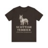 Scottish Terrier Latin Shirt, Vintage Dog Sketch Tee, Dog Latin Gift