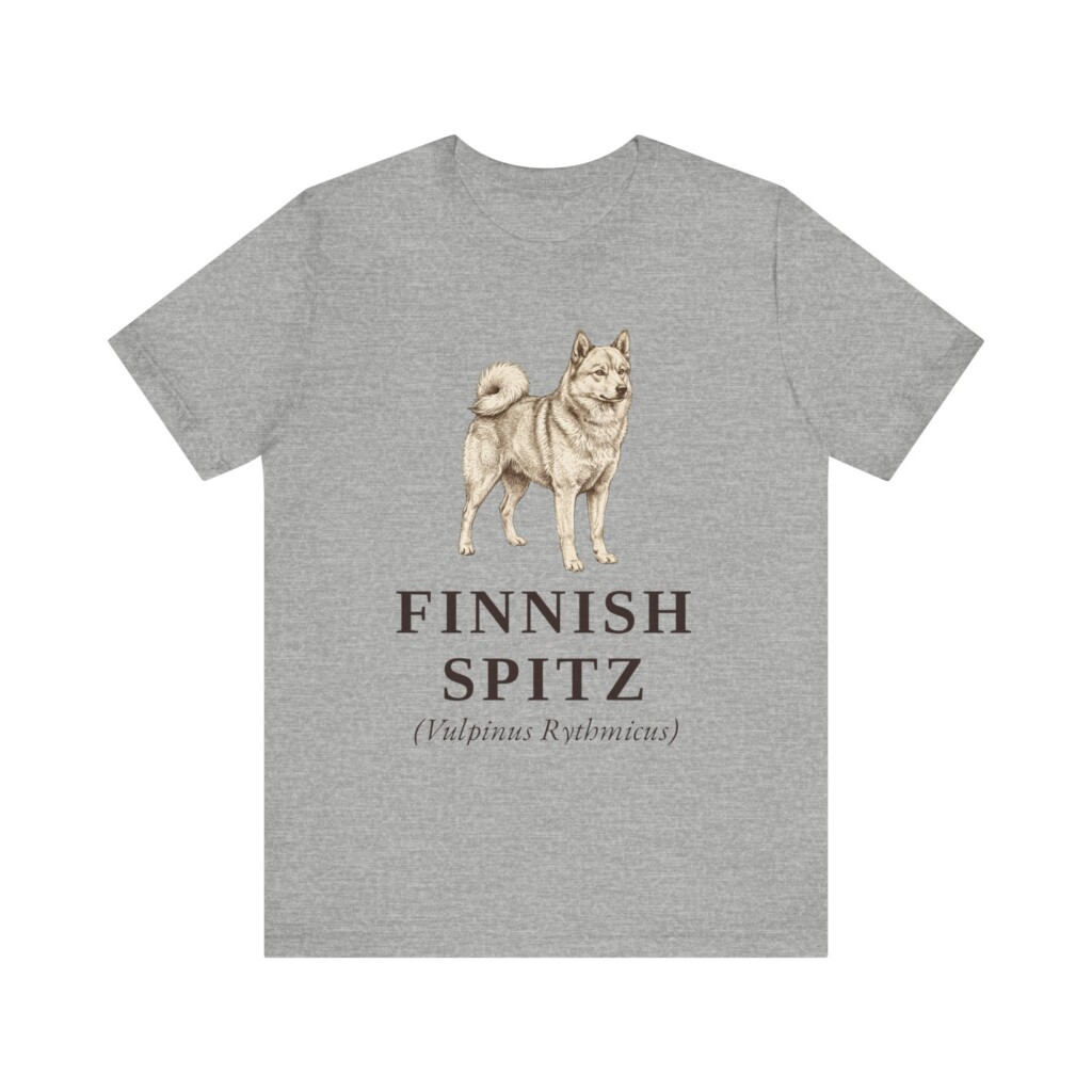 Finnish Spitz Latin Shirt, Vintage Dog Sketch Tee, Dog Latin Gift Finnish Spitz Latin Shirt, Vintage Dog Sketch Tee, Dog Latin Gift