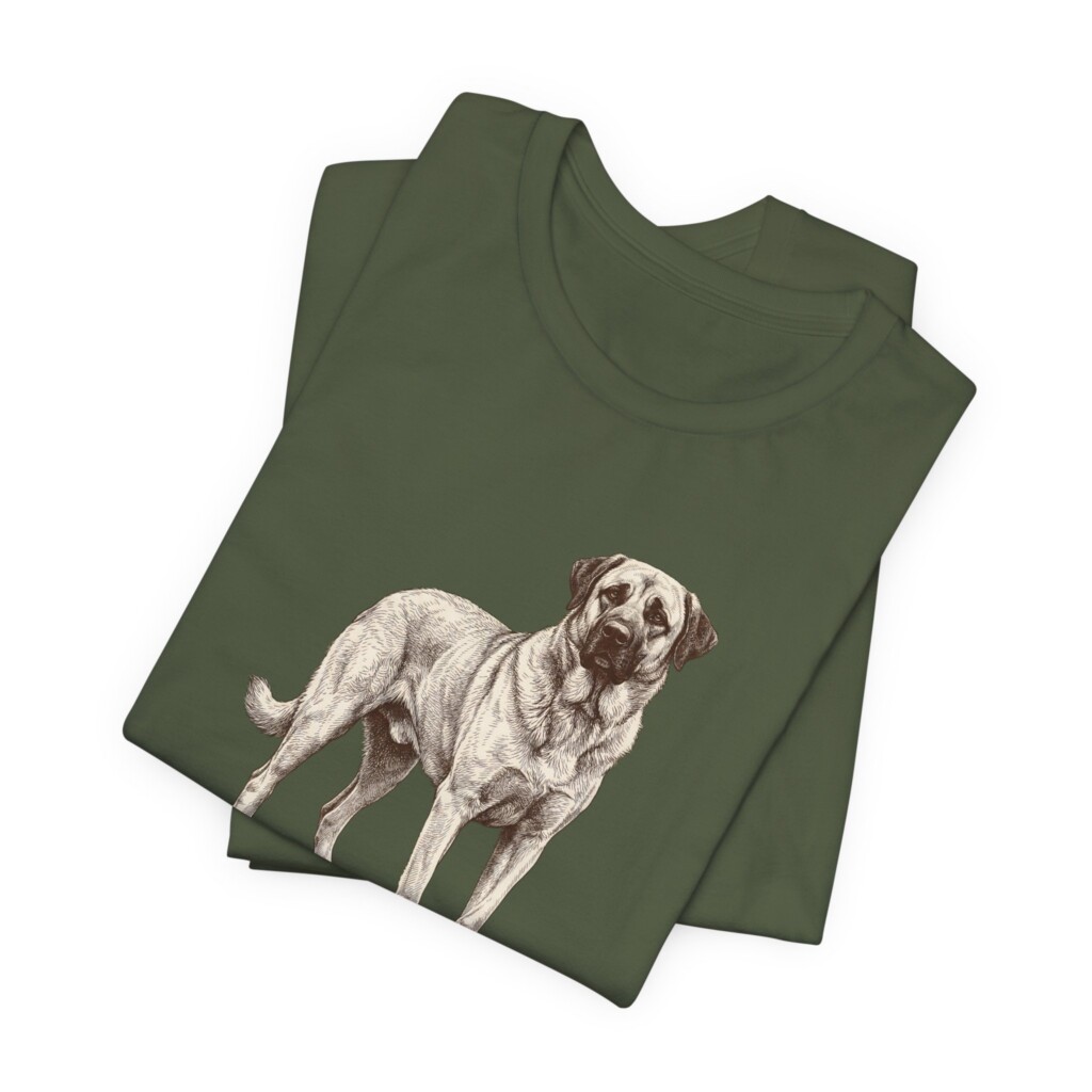 Anatolian Shepherd Latin Shirt, Vintage Dog Sketch Tee, Dog Latin Gift