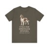English Springer Spaniel Latin Shirt, Vintage Dog Sketch Tee, Dog Latin Gift