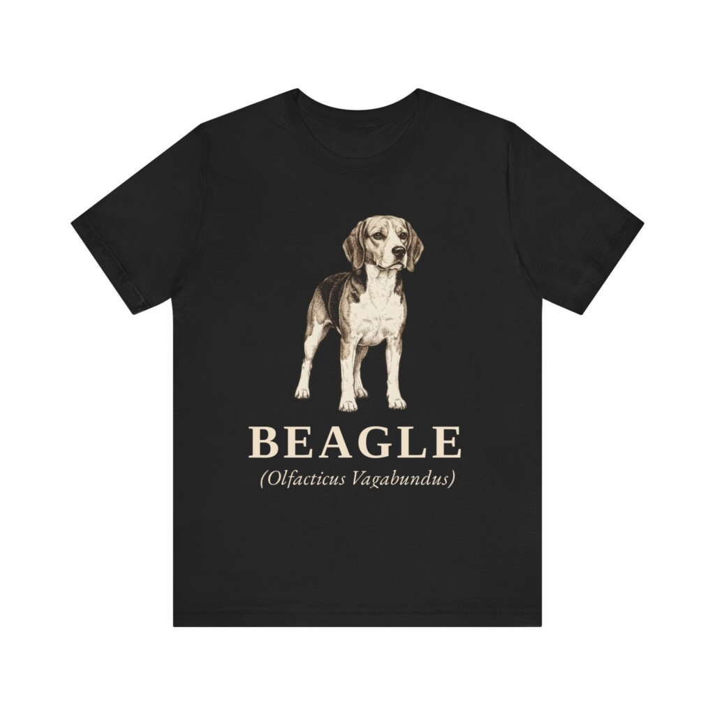 Beagle Latin Shirt, Vintage Dog Sketch Tee, Dog Latin Gift Beagle Latin Shirt, Vintage Dog Sketch Tee, Dog Latin Gift