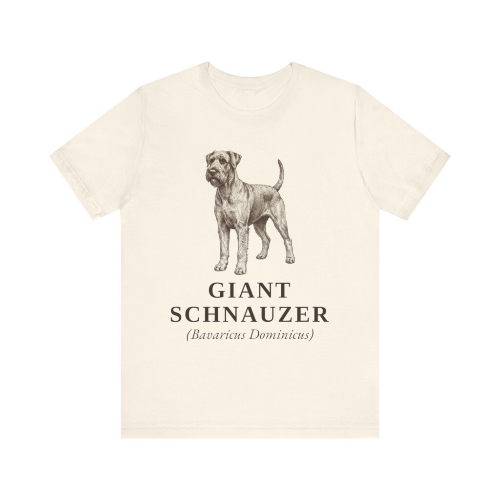 Giant Schnauzer Latin Shirt, Vintage Dog Sketch Tee, Dog Latin Gift Giant Schnauzer Latin Shirt, Vintage Dog Sketch Tee, Dog Latin Gift