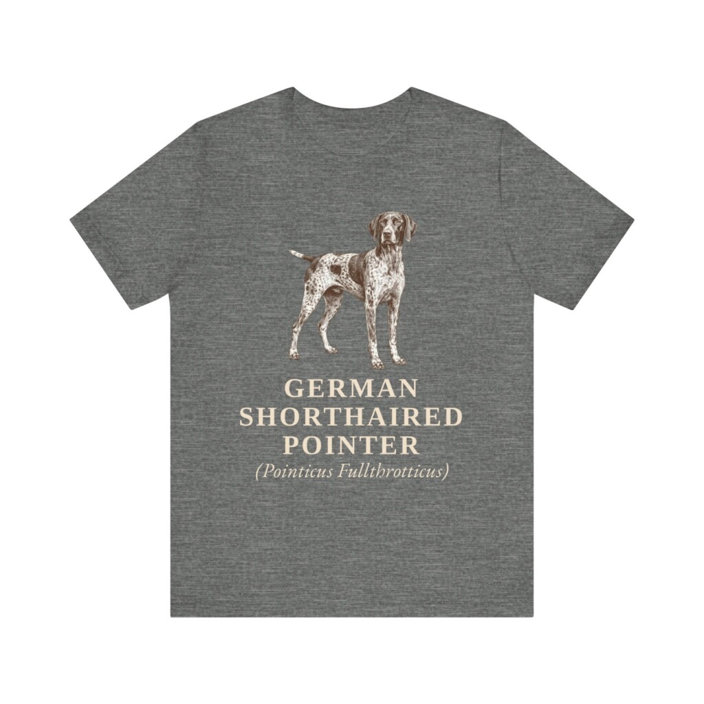 German Shorthaired Pointer Latin Shirt, Vintage Dog Sketch Tee, Dog Latin Gift German Shorthaired Pointer Latin Shirt, Vintage Dog Sketch Tee, Dog Latin Gift