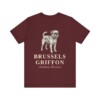 Brussels Griffon Latin Shirt, Vintage Dog Sketch Tee, Dog Latin Gift