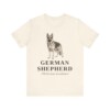 German Shepherd Latin Shirt, Vintage Dog Sketch Tee, Dog Latin Gift