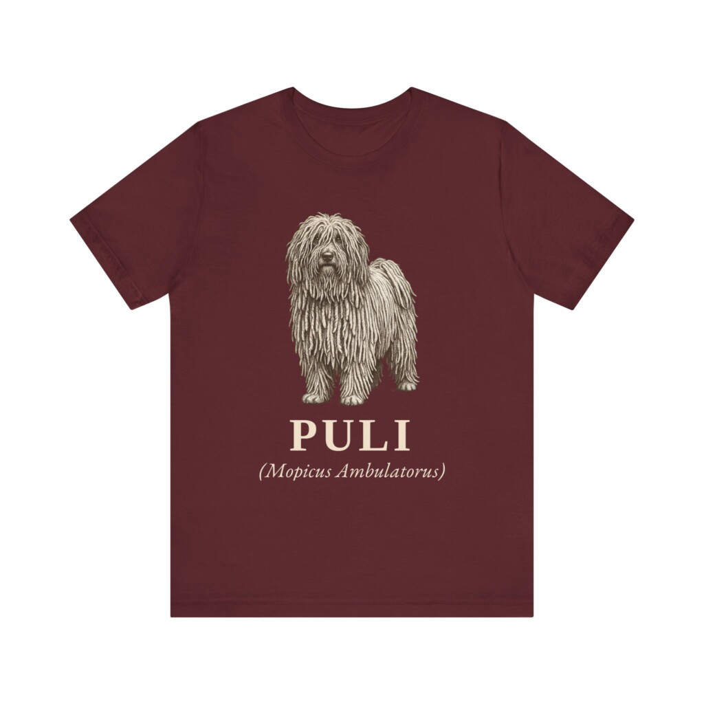 Puli Latin Shirt, Vintage Dog Sketch Tee, Dog Latin Gift Puli Latin Shirt, Vintage Dog Sketch Tee, Dog Latin Gift