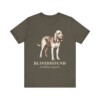 Bloodhound Latin Shirt, Vintage Dog Sketch Tee, Dog Latin Gift