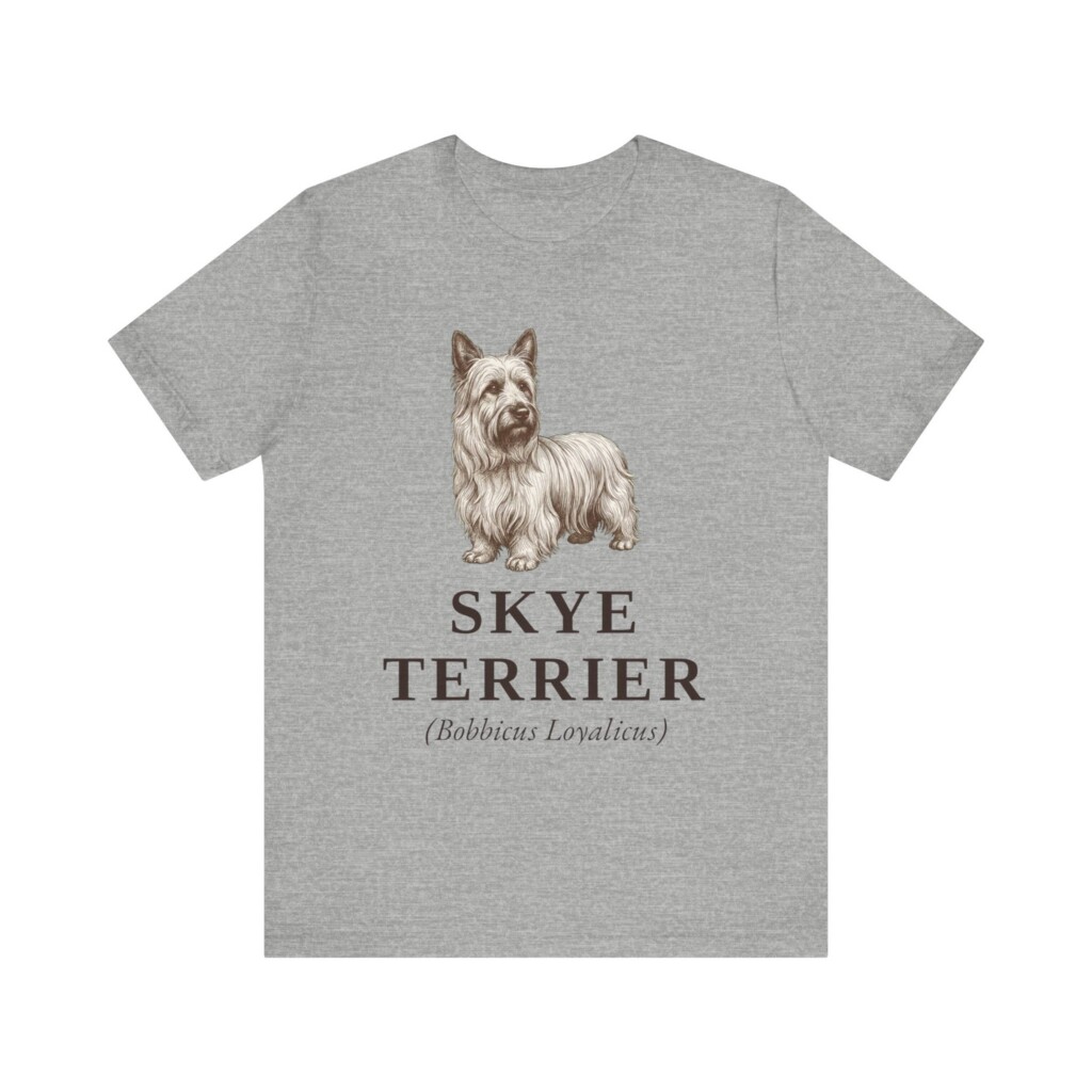 Skye Terrier Latin Shirt, Vintage Dog Sketch Tee, Dog Latin Gift Skye Terrier Latin Shirt, Vintage Dog Sketch Tee, Dog Latin Gift