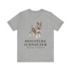 Miniature Schnauzer Latin Shirt, Vintage Dog Sketch Tee, Dog Latin Gift