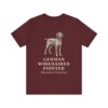 German Wirehaired Pointer Latin Shirt, Vintage Dog Sketch Tee, Dog Latin Gift